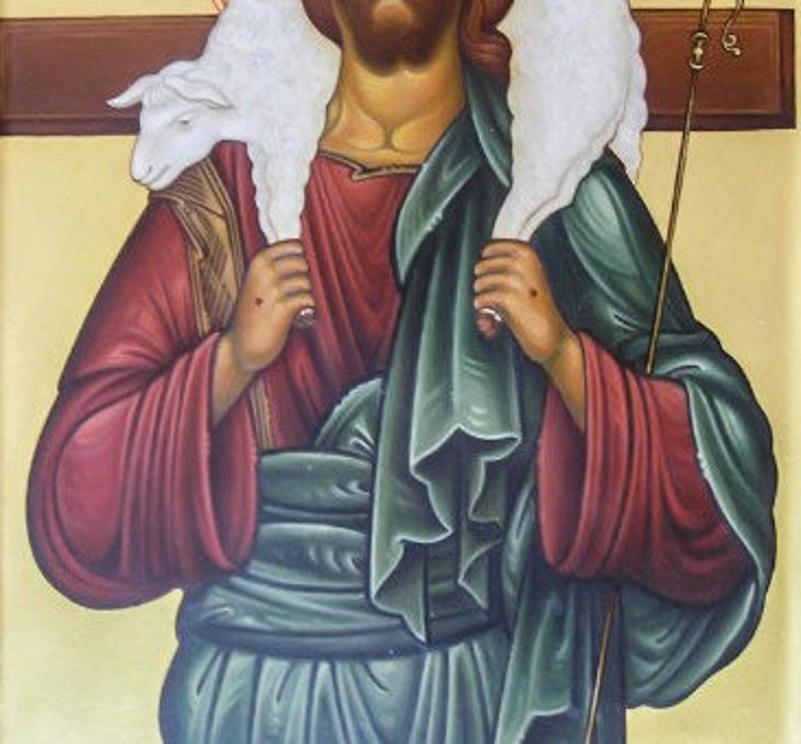 Jesus Christ With the Lamb the Good Shepherd. Guide Etsy