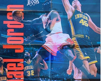 マイケル ジョーダン ポスター ビンテージ シカゴ ブルズ