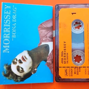 Morrissey Bona Drag Album 1990 Original Cassette Tape Yugoslavia Jugoton Release with Booklet Jingle Jangle Morrissey rare edition