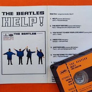 The Beatles HELP 1988 Jugoton Cassette Tape Original Sleeve  Beatles Memorabilia Paul McCartney John Lennon ビートルズ