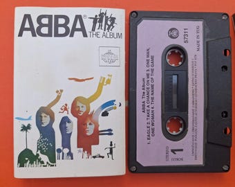 ABBA The Album 1976 Rzadka oryginalna kaseta Jugosławia White Label PGP Anni-Frid Lyngstad Agnetha Fältskog Björn Ulvaeus Benny Andersson