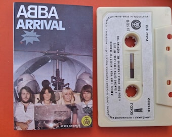 ABBA Przyjazd 1976 Rzadka oryginalna kaseta Jugosławia Biała etykieta PGP Anni-Frid Lyngstad Agnetha Fältskog Björn Ulvaeus Benny Andersson