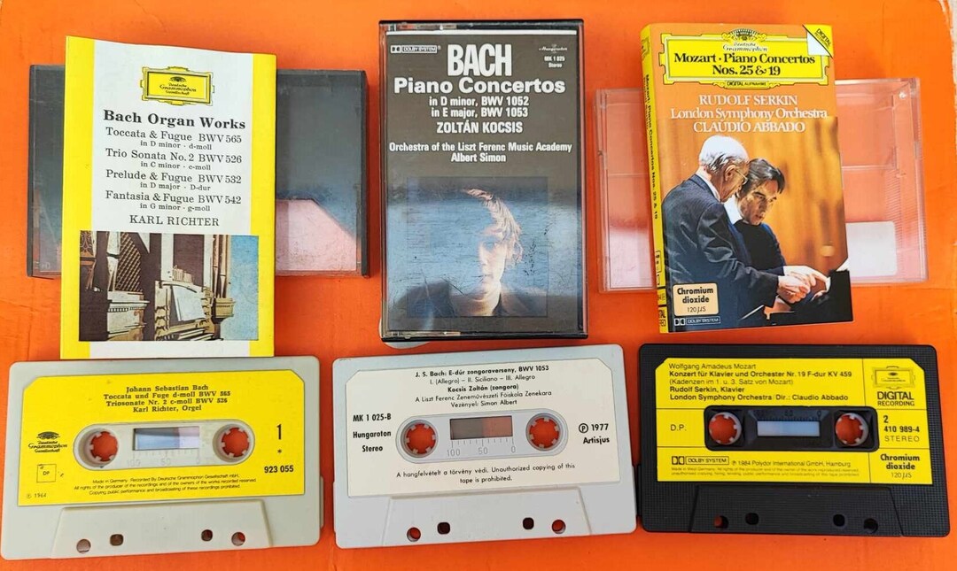 Cassette Classical Collection Johann Sebastian Bach Organ Works