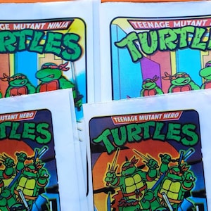 TMNT Vintage 1989 Teenage Mutant Ninja Turtles Cover School Notebook PVC TMNT Fans Leonardo Raphael Donatello Michelangelo Action Figures