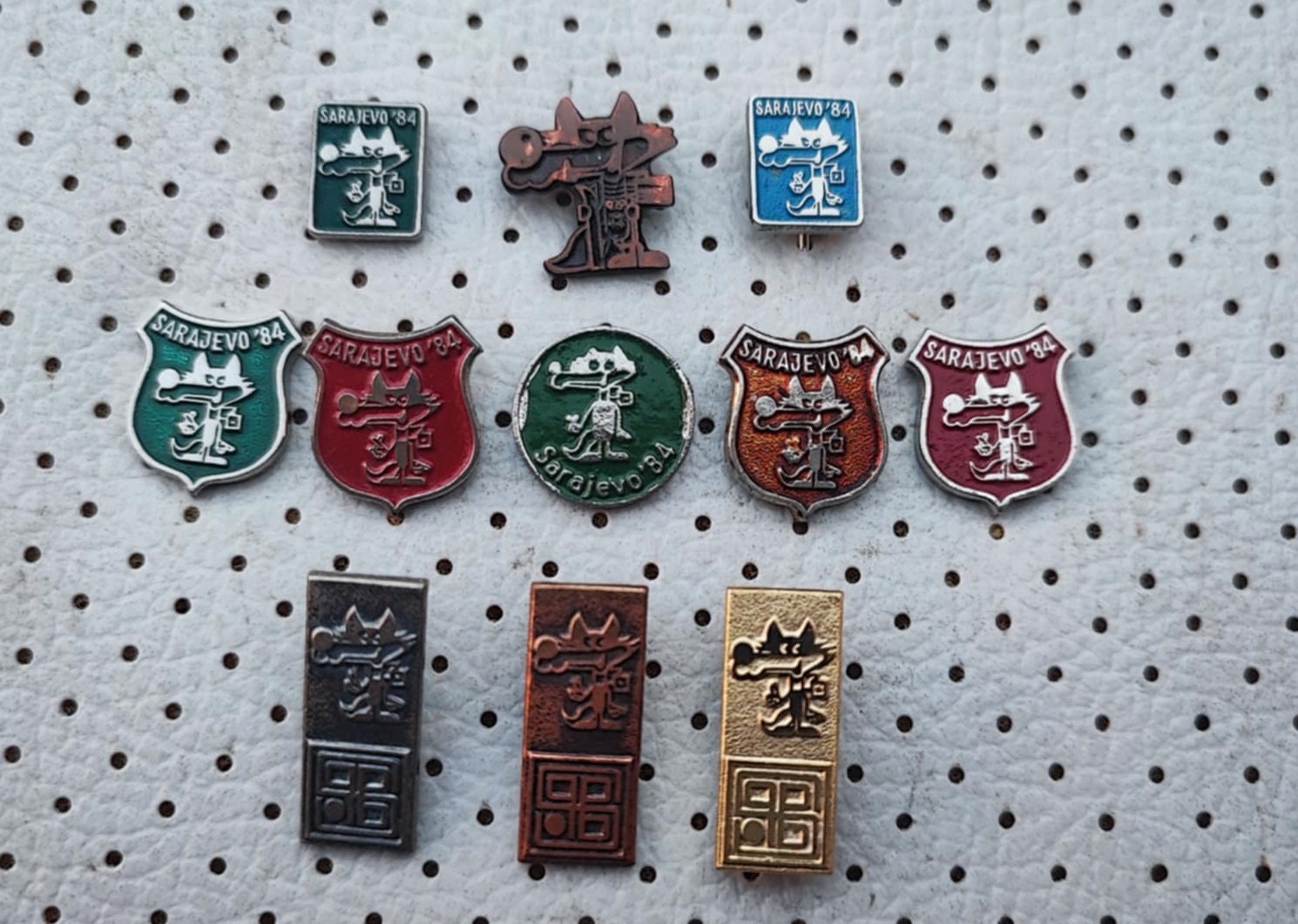 Épingle Vucko - Jeux Olympiques D'hiver Sarajevo 1984 - Vintage
