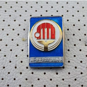 1972 Asien-Meisterschafts-Vintage Abzeichen signiert Peking-Tennis