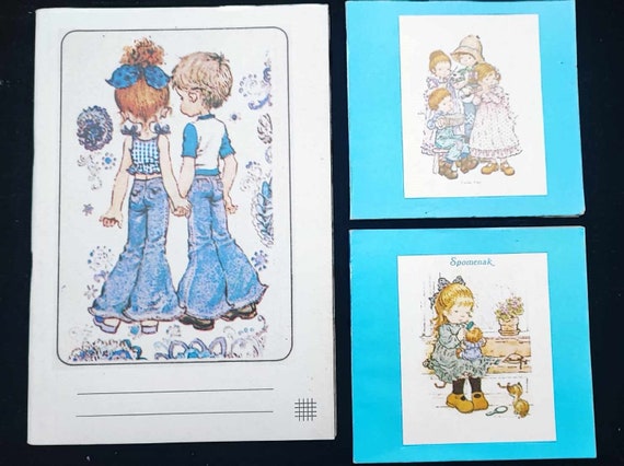 Sarah Kay Vintage School Notebooks 1980s Sarah Kay Collection for