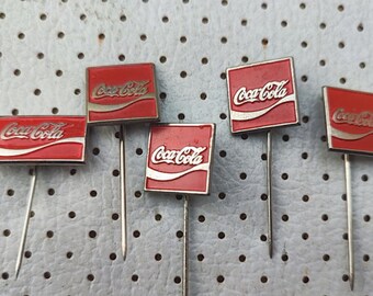 ヴィンテージ コカ・コーラ 100 周年記念ピンバッジ：コカ・コーラ