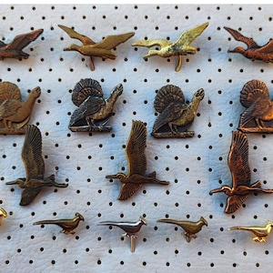 Emblemas de caça, broches de lapela para chapéus vintage, méritos de caça ao pato, prêmios Hunter Wild Goose, aço, melhor trabalho da coleção de caça dos anos 1970