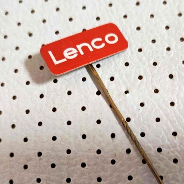 Lenco Vintage Pin Club Member 1980 Turntable Lenco Record Players