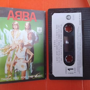 ABBA Thank You For The Music 1991 ユニークカバー 初版 レア オリジナルカセット ユーゴスラビア