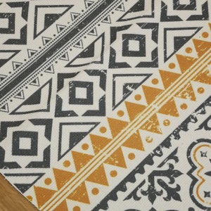 Teppich Läufer Matte Bodenteppich im Boho Ethno Azteken Style 60 x 90cm ideal für Schlafzimmer , Wohnzimmer, Kinderzimmer, Flur, Balkon Bild 2