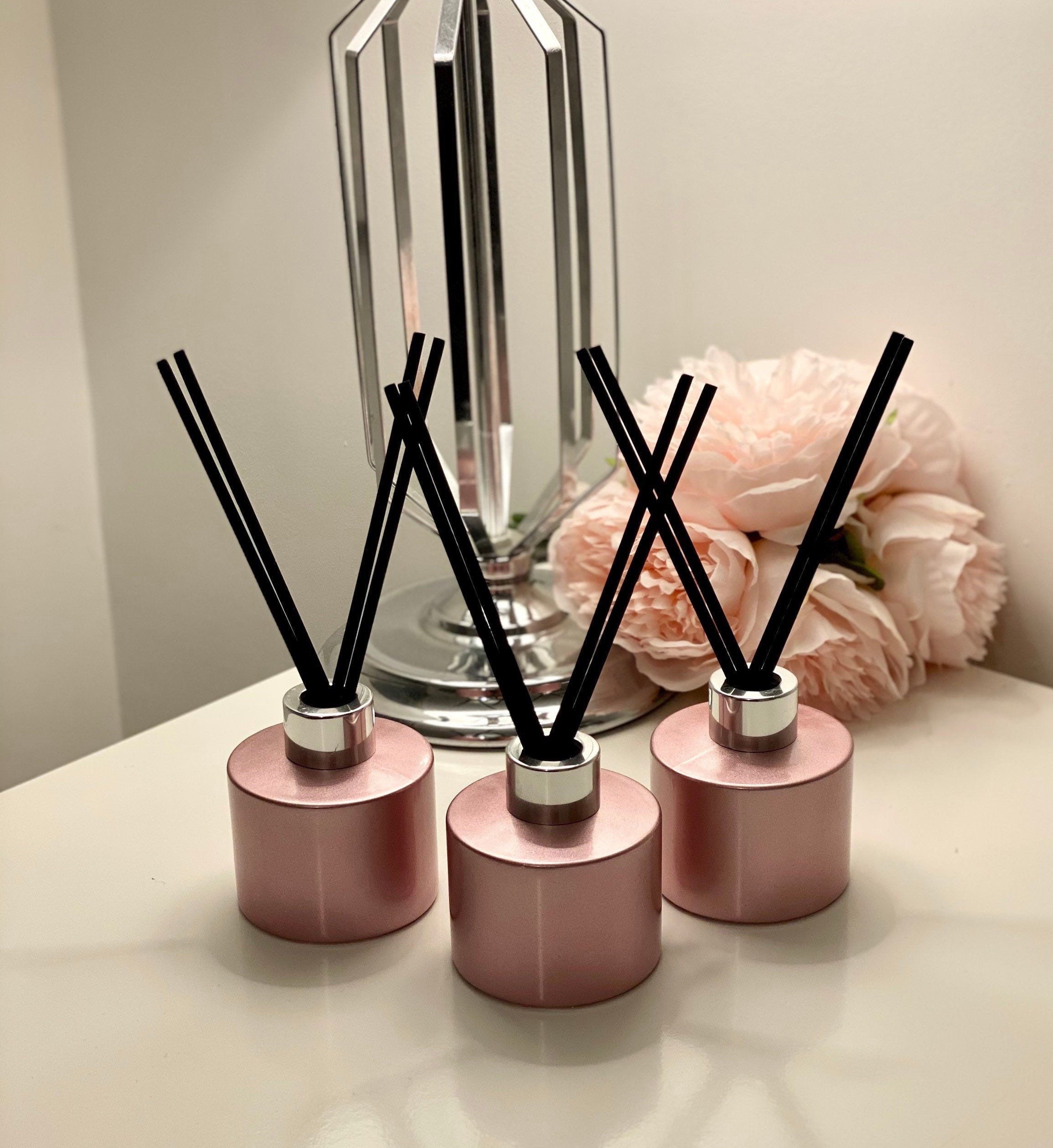 Perfume Reed Diffusers High Gloss Pink Reeds included Etsy