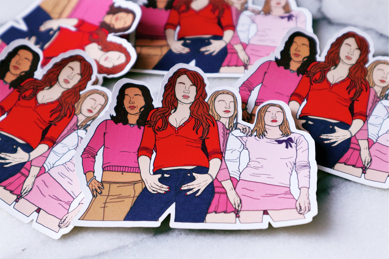 Mean Girls Movie Sticker Autocollant Stickers Autocollants Etsy