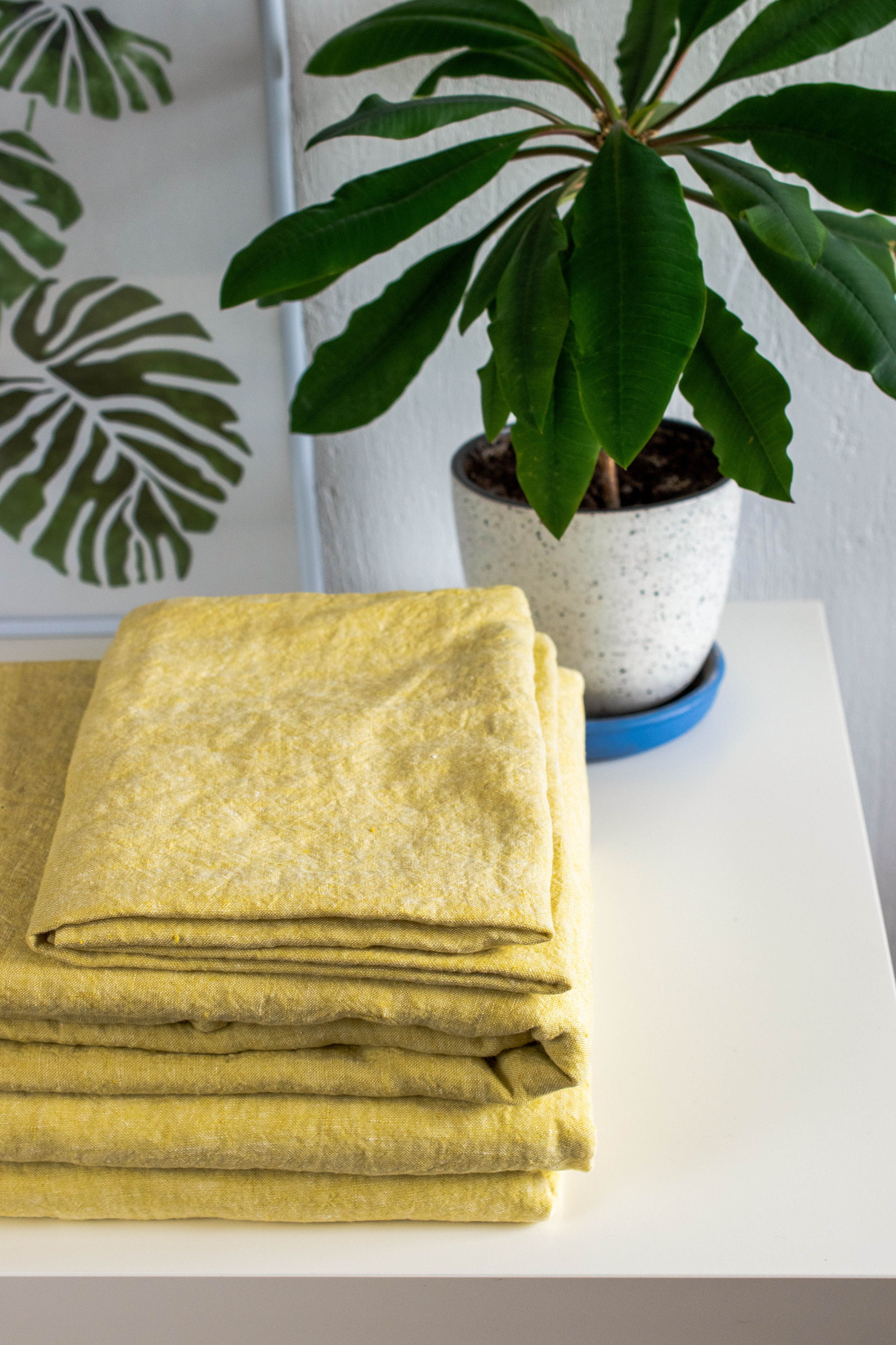 Yellow Linen Duvet Cover Fresh Lemon Decorative Linen Etsy