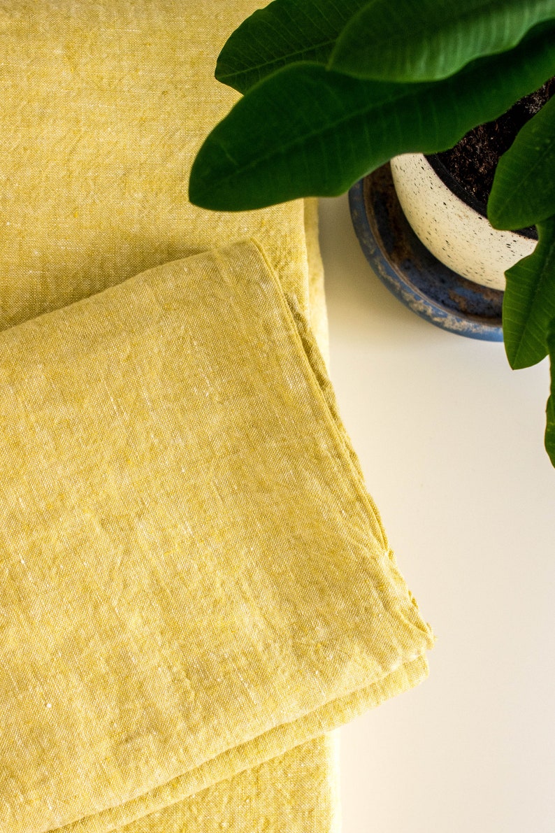 Yellow Linen Duvet Cover Fresh Lemon Decorative Linen Etsy