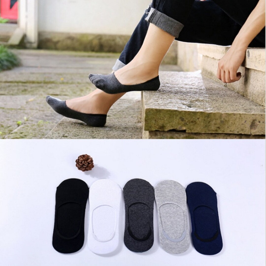 Healthy Invisible Noshow Grip Socks for Healthy Feet Circulation