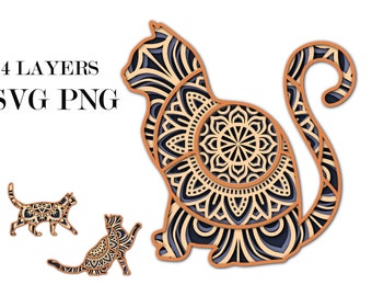 Animal Mandala Svg Etsy