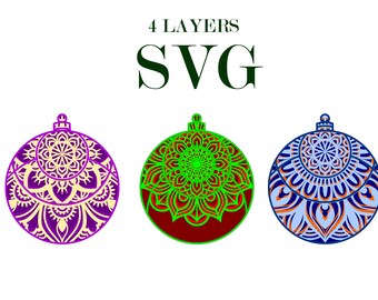 Download Christmas Mandala Etsy