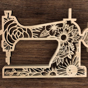 NÄHEN MACHINEflower , svg eps png cdr dxf Dateien , Digitaler Download , für Glowforge , Cricut, Silhouette, +Geschenk 25 Mandalas Vorlagen