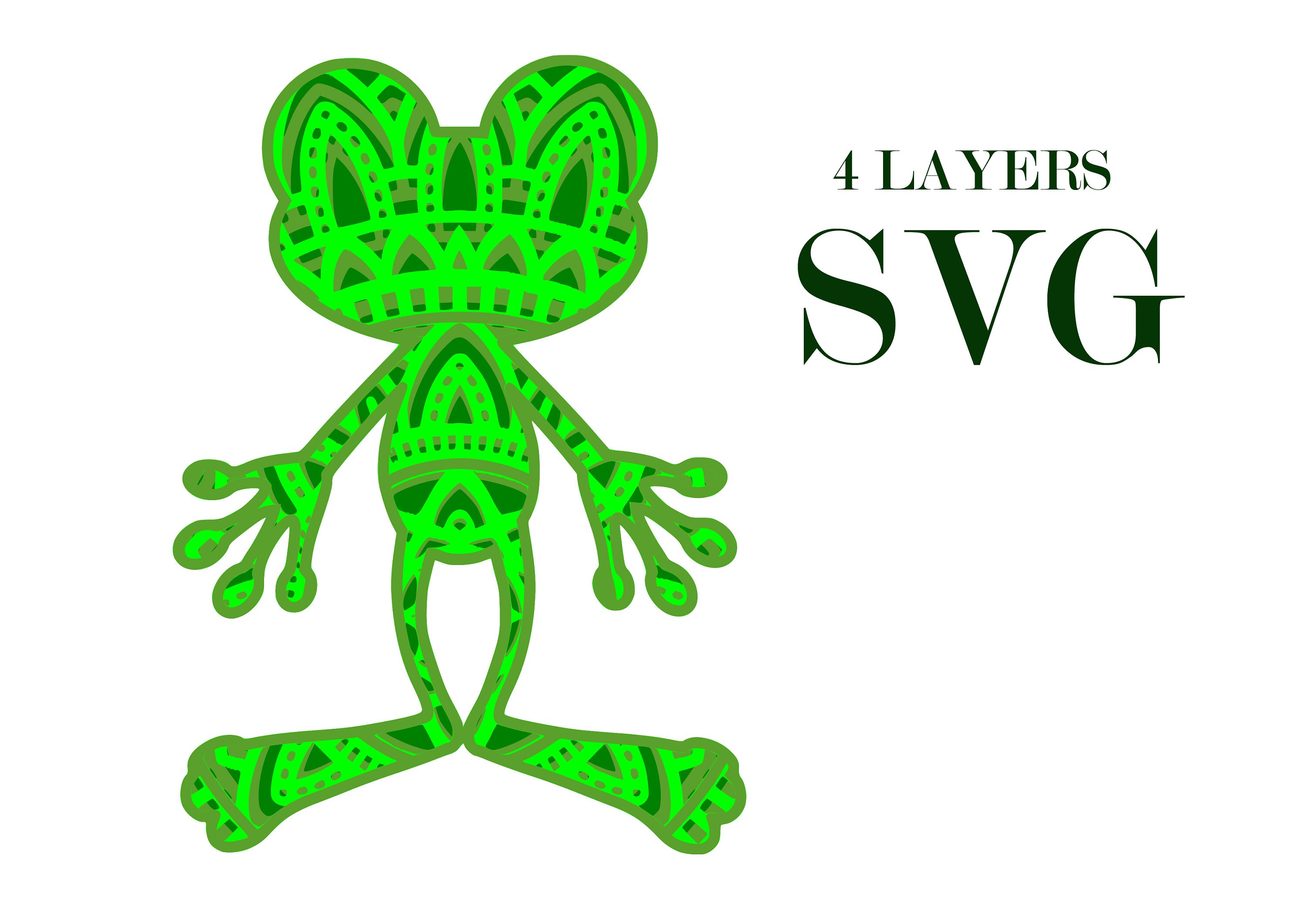 Free Free 192 Layered Frog Mandala SVG PNG EPS DXF File