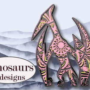 Dinosaurios, 10 diseños, mandala 3D, 4 capas, archivos Svg Eps, descarga digital