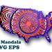 America map , 3D mandala , 4 layers, SVG  EPS  files , DIgital download 