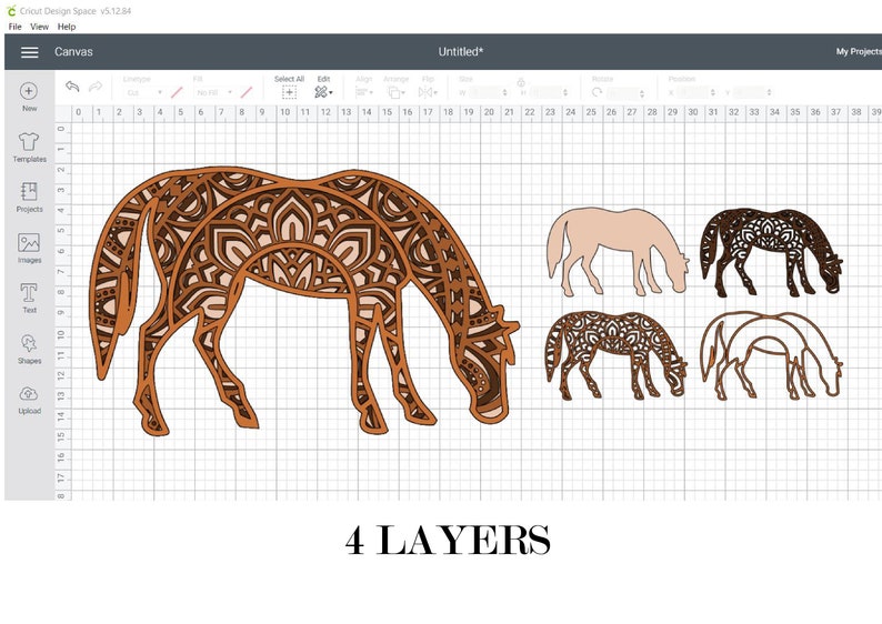Free Free 166 Layered Horse Mandala Svg SVG PNG EPS DXF File
