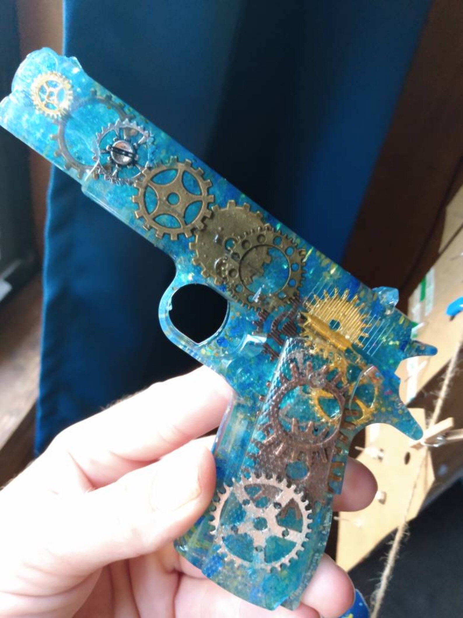 Unique resin gun paperweight or wall decor with bulletassorted Etsy