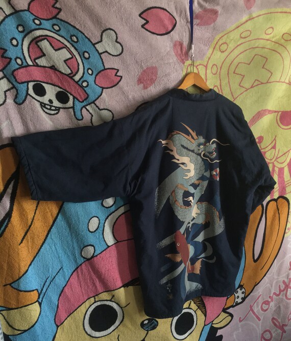 Hanten Kimono Noragi Kimono Jacket Dragon Kimono