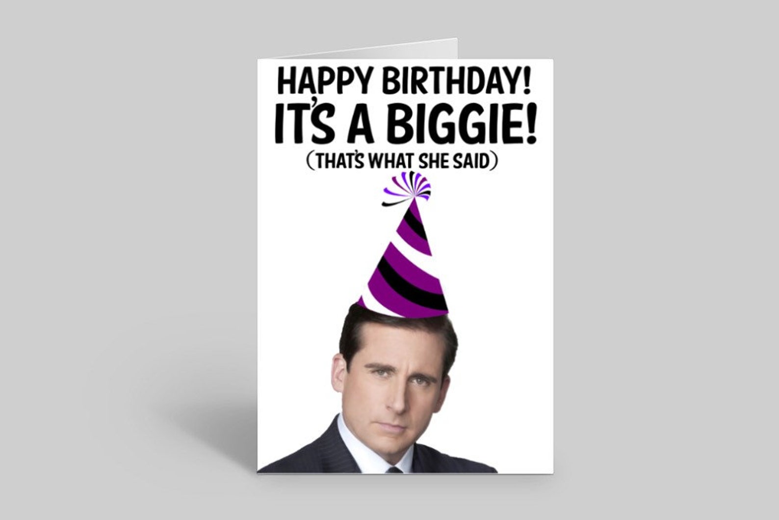 The Office US themed Michael Scott quote birthday card Happy | Etsy