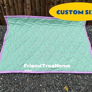 Thick picnic blanket, foral play mat, extra thick party floor mat, waterproof picnic mat, nursery rug, floor rug, picnic mat, camping mat