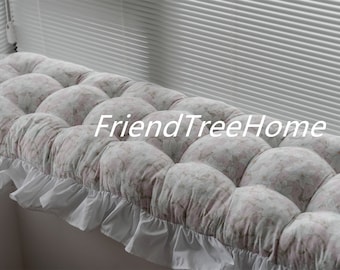 Coussin de tête de lit personnalisé en coton - Coussin long pour banc