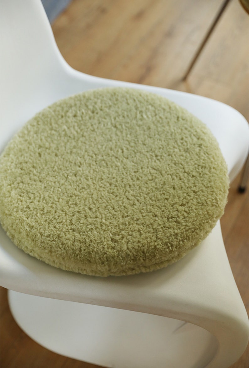 Round dining chair cushion / Memory foam cushion / Hip Butt Protection Padded / Office home computer chair cushion image 4