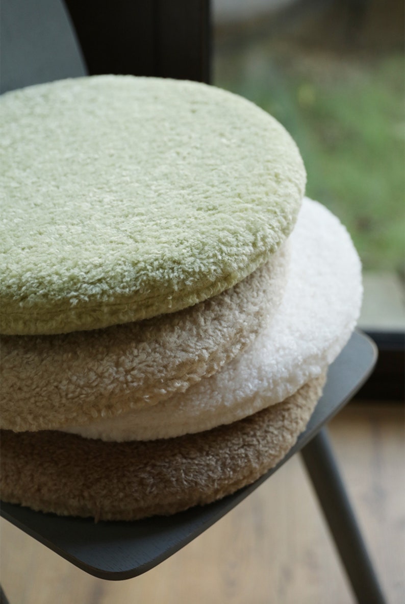 Round Dining Chair Cushion / Memory Foam Cushion / Hip Butt Protection