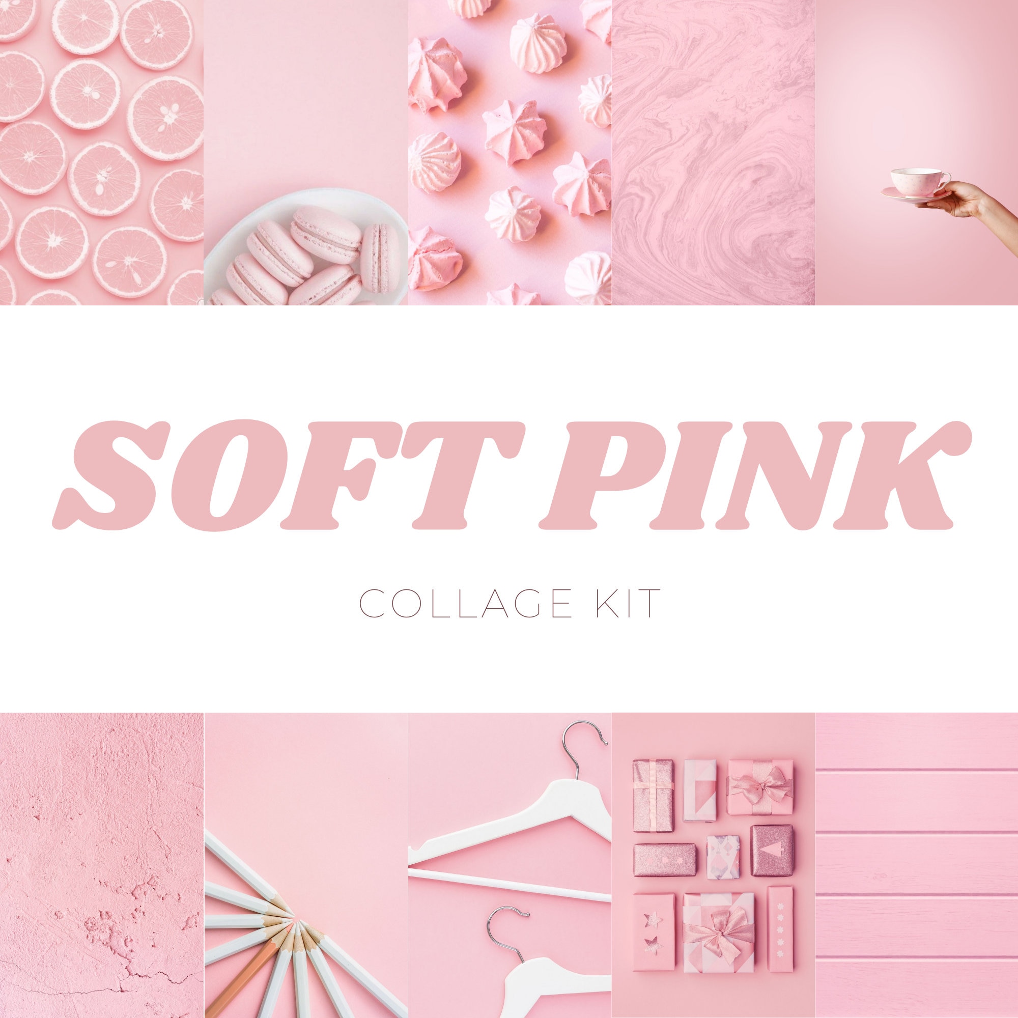 Pink Aesthetic Collage Kit, Wall Decor, Digital, Soft Pink, Pink, Trendy,  Rose, Bougie, Bedroom Art, Pink Aesthetic, Soft, Aesthetic -  Norway