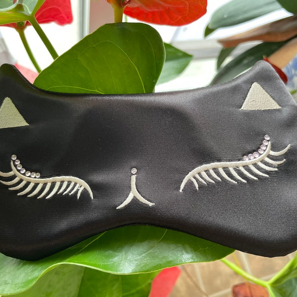Cat Sleep Mask Etsy