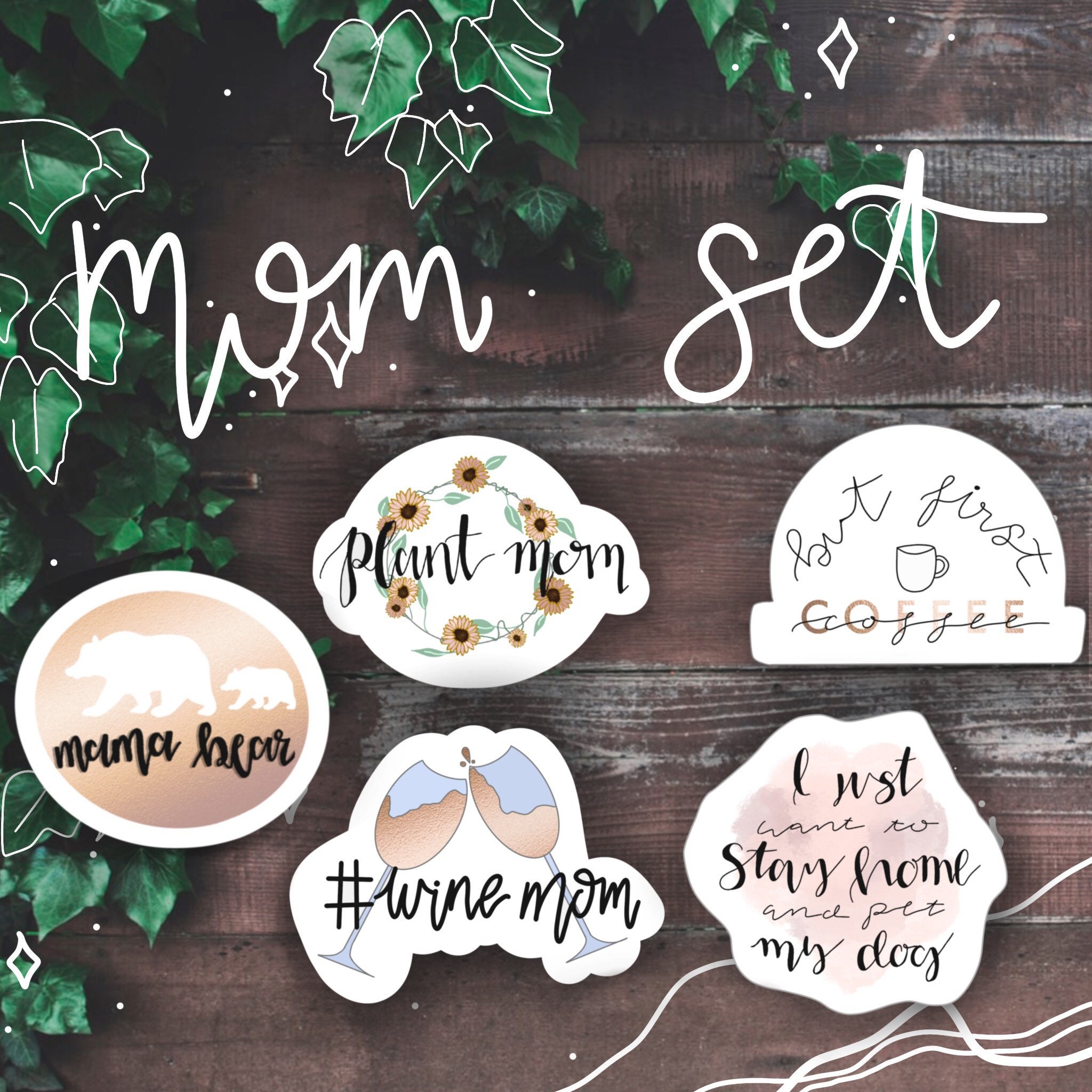 10 Random Stickers Full Sized Random Pack Of Stickers Cute Etsy