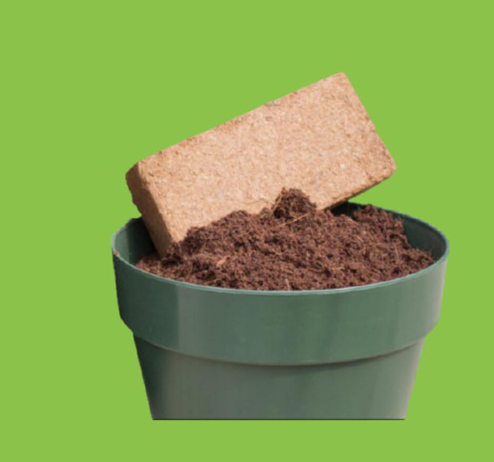 Coco Coir Brick Coconut Fiber Block 100 Etsy