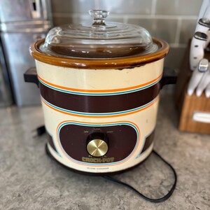 Vintage Rival Crock-Pot slow cooker 3100/2 1970s
