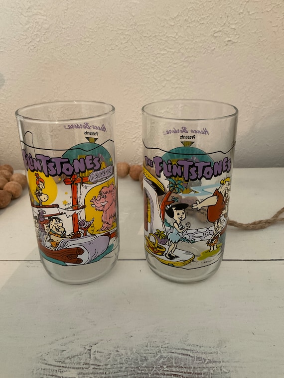 Vintage Hardee's Flintstone Glasses First 30 Years Promo - Etsy