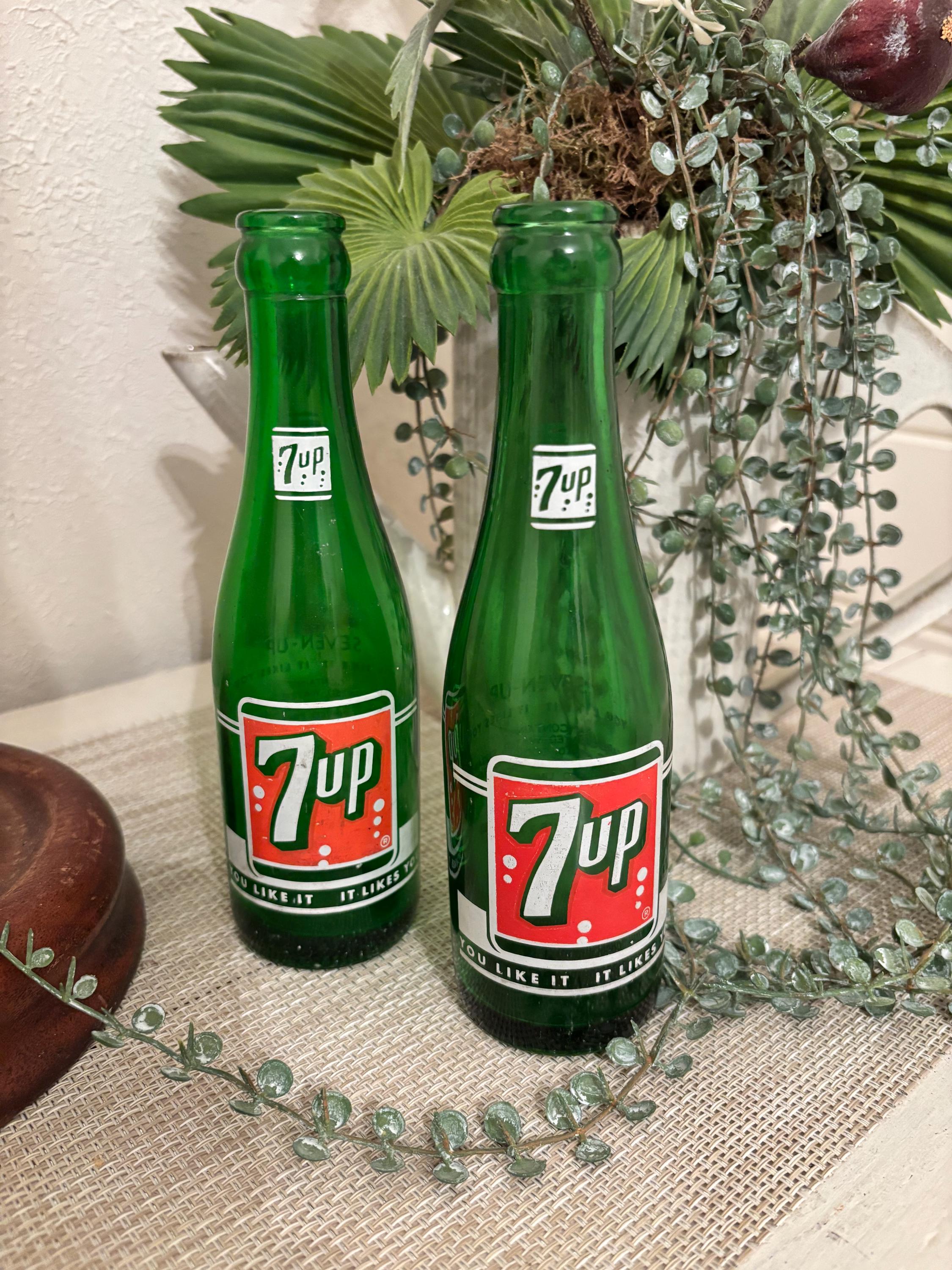 Vintage 7up Bottle - Etsy