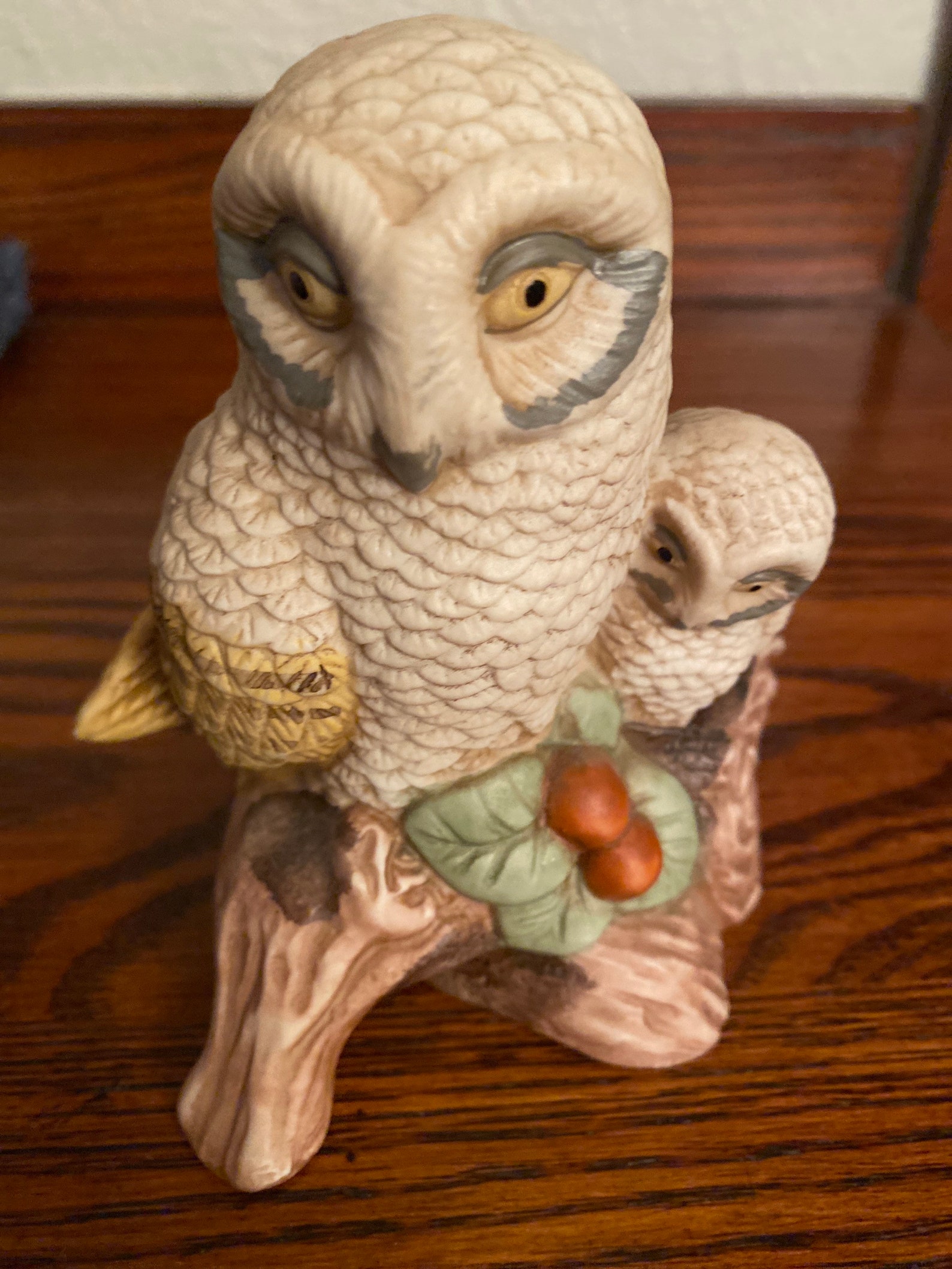 Trio of Vintage Owls Figurines Etsy
