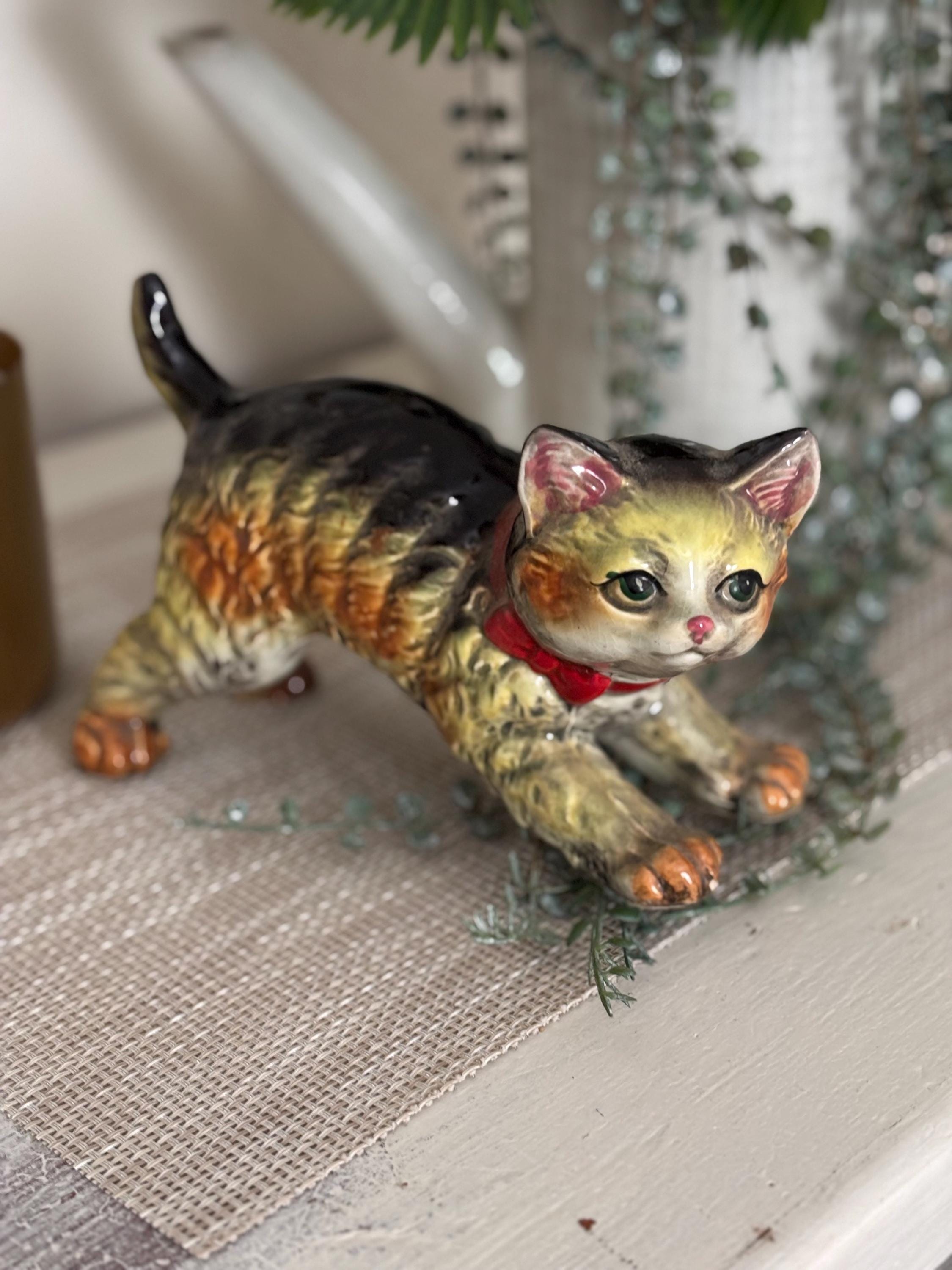 Vintage Japan Cat Figurines - Etsy