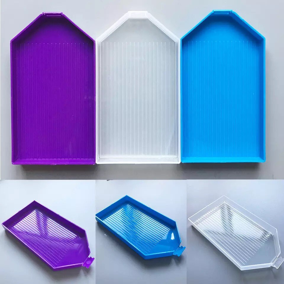 Set of 3 Large Stackable Diamond Painting Trays Etsy