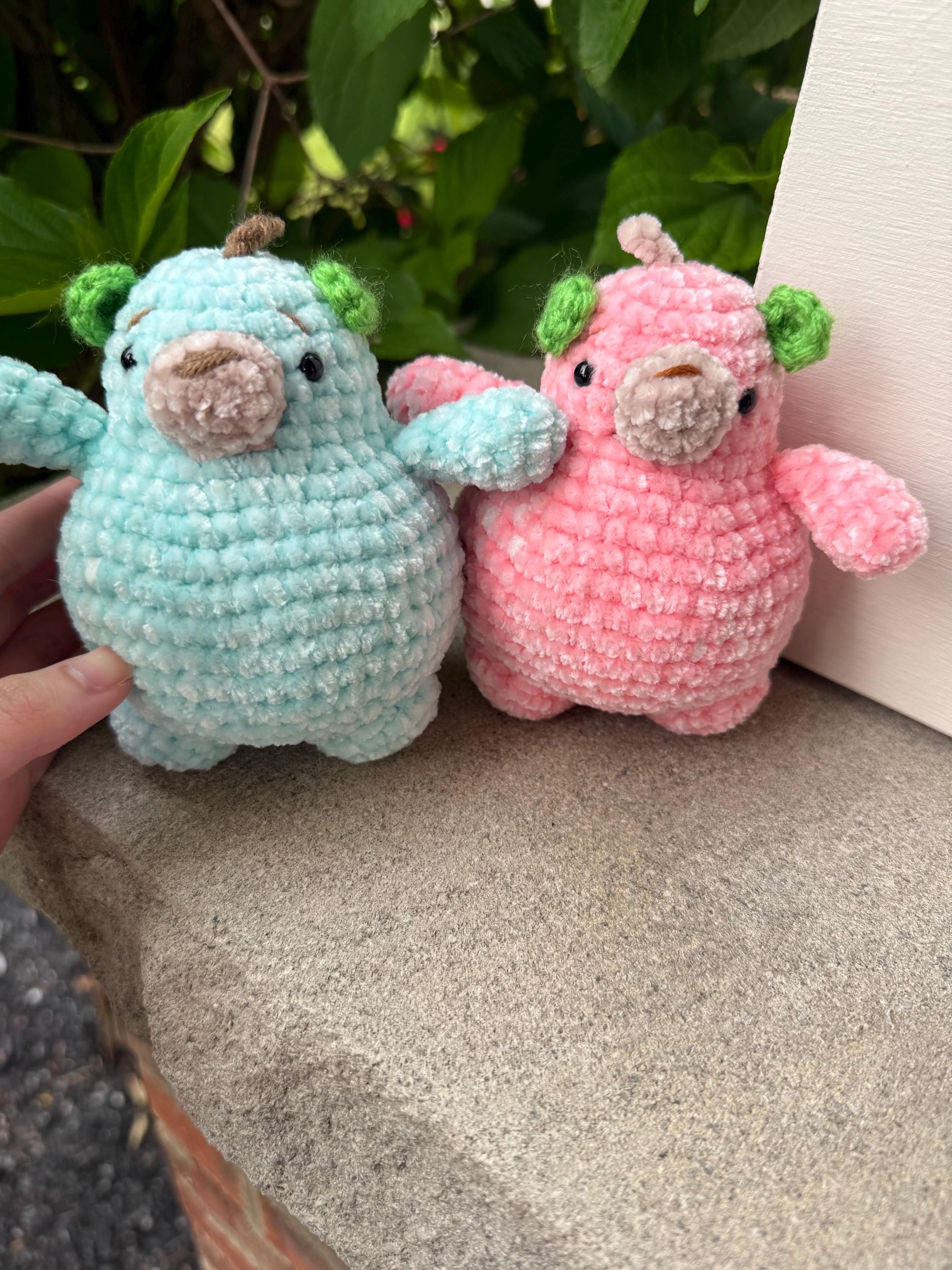 Oso de peluche de terciopelo tejido a crochet España