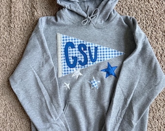 Customizable Patchwork College Hoodie/T Shirt
