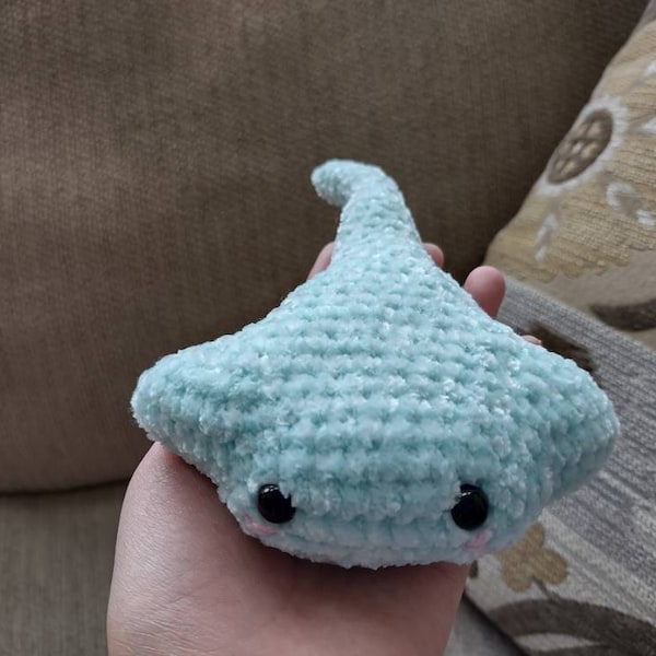 Crochet Velvet Stingray Plush