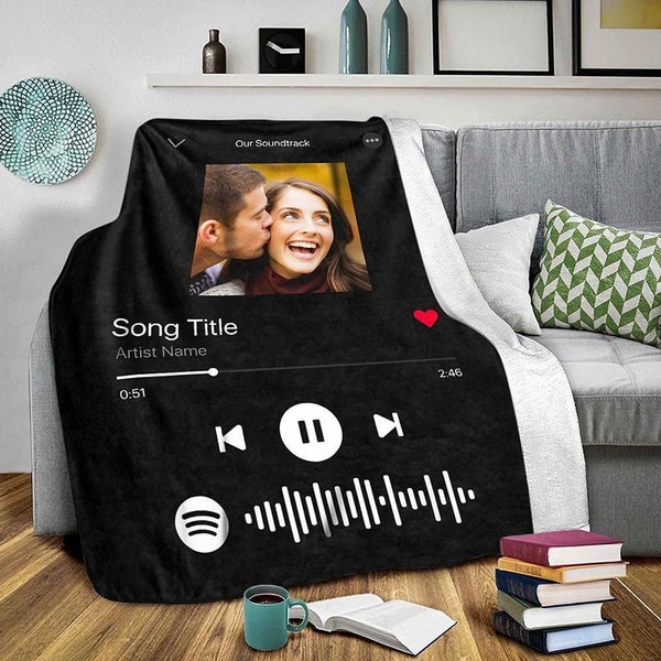 Spotify Blanket Etsy