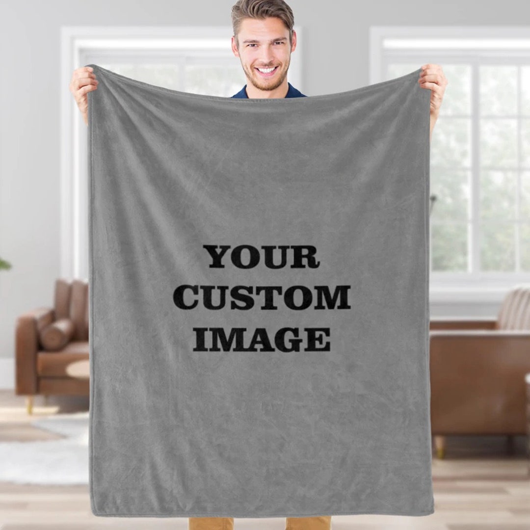 Custom Blanket With Pictures/custom Blanket With Photos/custom Made
